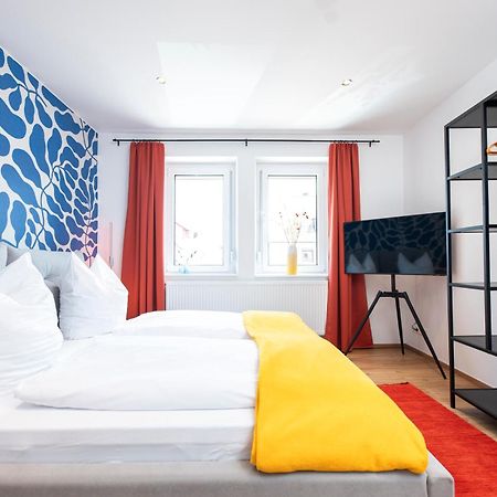 Bunter Hund Apartments - Zentrales Apartment, Parkplatz, Wintergarten, Kinderzimmer Rothenburg ob der Tauber Ngoại thất bức ảnh