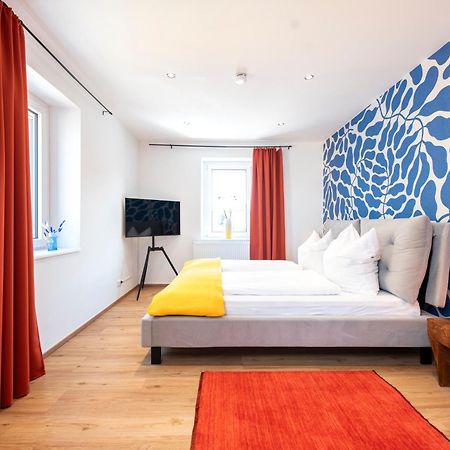 Bunter Hund Apartments - Zentrales Apartment, Parkplatz, Wintergarten, Kinderzimmer Rothenburg ob der Tauber Ngoại thất bức ảnh